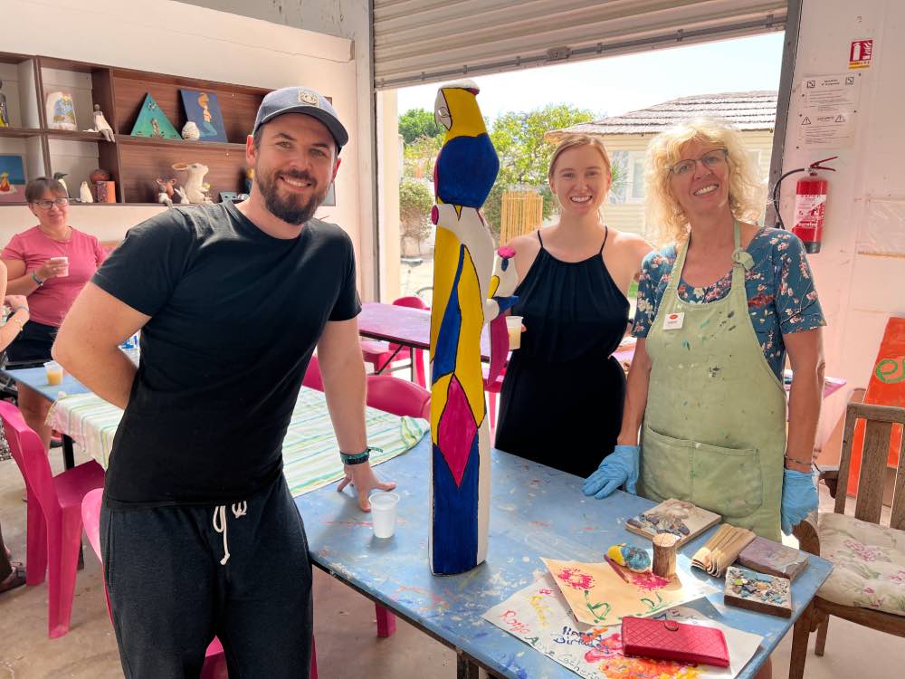 Kunst im Atelier in Vias Plage Le Club Farret